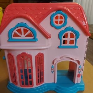 Kid Connection Folding Dollhouse Dolls Accessories Kidcore Christmas Gifts Toys